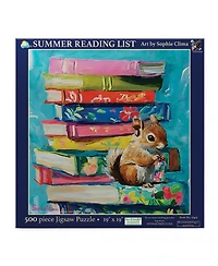 SunsOut Summer Reading List 500 piece Jigsaw Puzzle for Adults