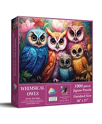 SunsOut Whimsical Owls 1000 piece Jigsaw Puzzle for Adults
