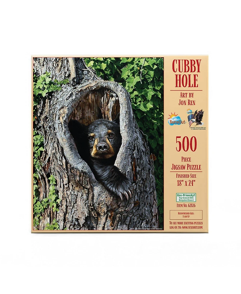 SunsOut Cubby Hole 500 piece Jigsaw Puzzle for Adults
