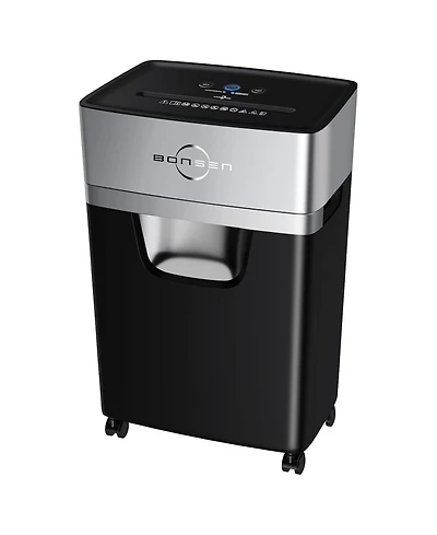 Bonsen 16-Sheet Heavy-Duty Crosscut Shredder, 60-min run, 60dB Low-Noise, 5.3Gal Bin, Anti-Jam, Quiet, Home/Office