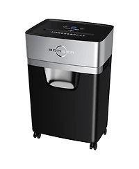 Bonsen 16-Sheet Heavy-Duty Crosscut Shredder, 60-min run, 60dB Low-Noise, 5.3Gal Bin, Anti-Jam, Quiet, Home/Office