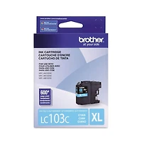 Brother LC103C Innobella 600 Page-Yield High-Yield Ink - Cyan