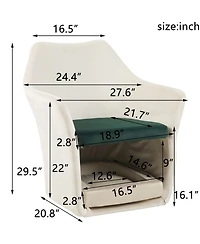 Streamdale Furniture Mid Century Modern Chair