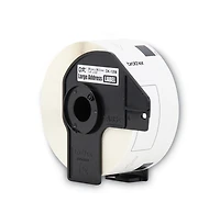 Brother DK1208 1.4 in. x 3.5 in. Die-Cut Address Labels - White (1-Roll