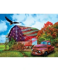 Patriotic Meadows 1000 piece Jigsaw Puzzle for Adults Fourth of July