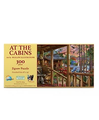 SunsOut At The Cabins 300 piece Jigsaw Puzzle for Adults