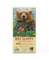SunsOut Bee Happy 300 piece Jigsaw Puzzle for Adults