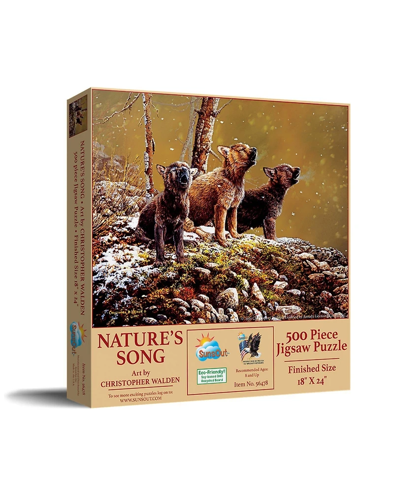 SunsOut Nature's Song 500 piece Jigsaw Puzzle for Adults