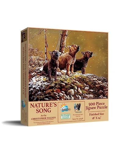 SunsOut Nature's Song 500 piece Jigsaw Puzzle for Adults