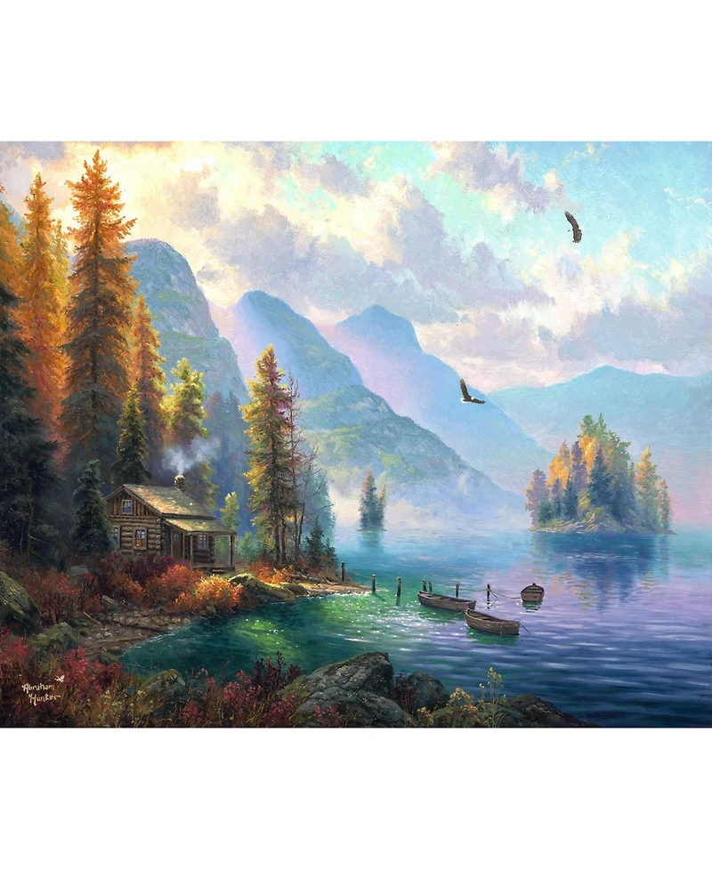 SunsOut Eagle Lake Landing 1000 piece Jigsaw Puzzle for Adults