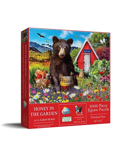 SunsOut Honey in the Garden 1000 piece Jigsaw Puzzle for Adults