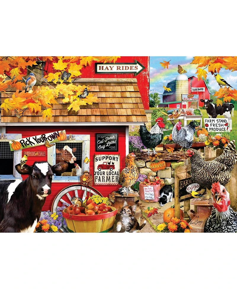 SunsOut Support Your Local Farmer 1000 piece Jigsaw Puzzle for Adults