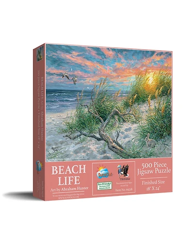 SunsOut Beach Life 500 piece Jigsaw Puzzle for Adults