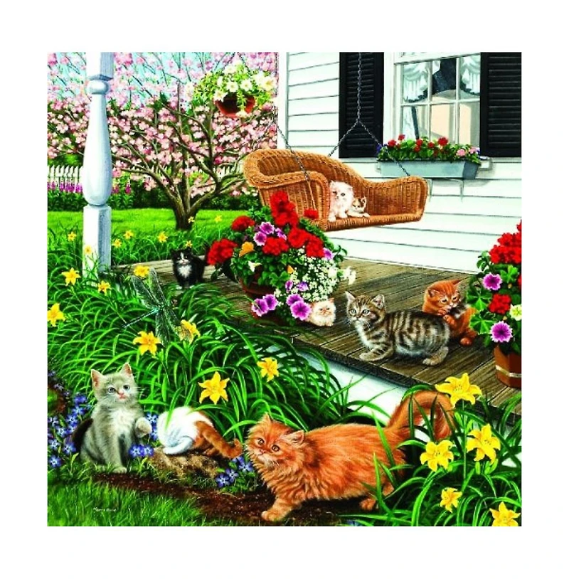 SunsOut In the Swing of It 500 piece Jigsaw Puzzle for Adults