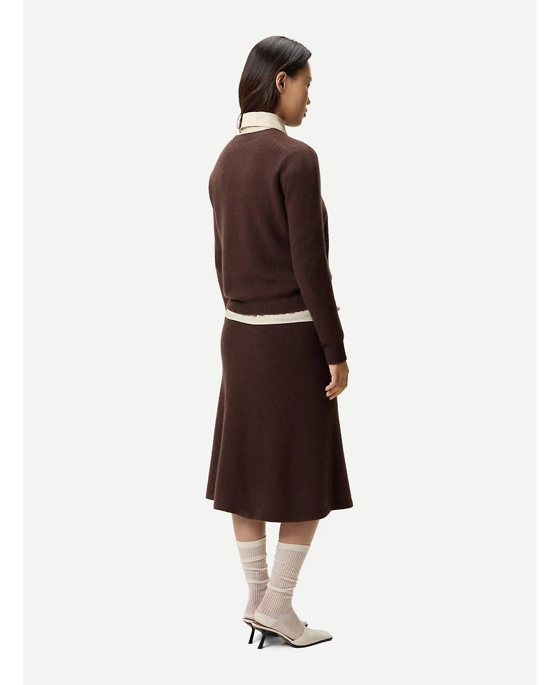 Gobi Cashmere Women's Cropped Crewneck Sweater