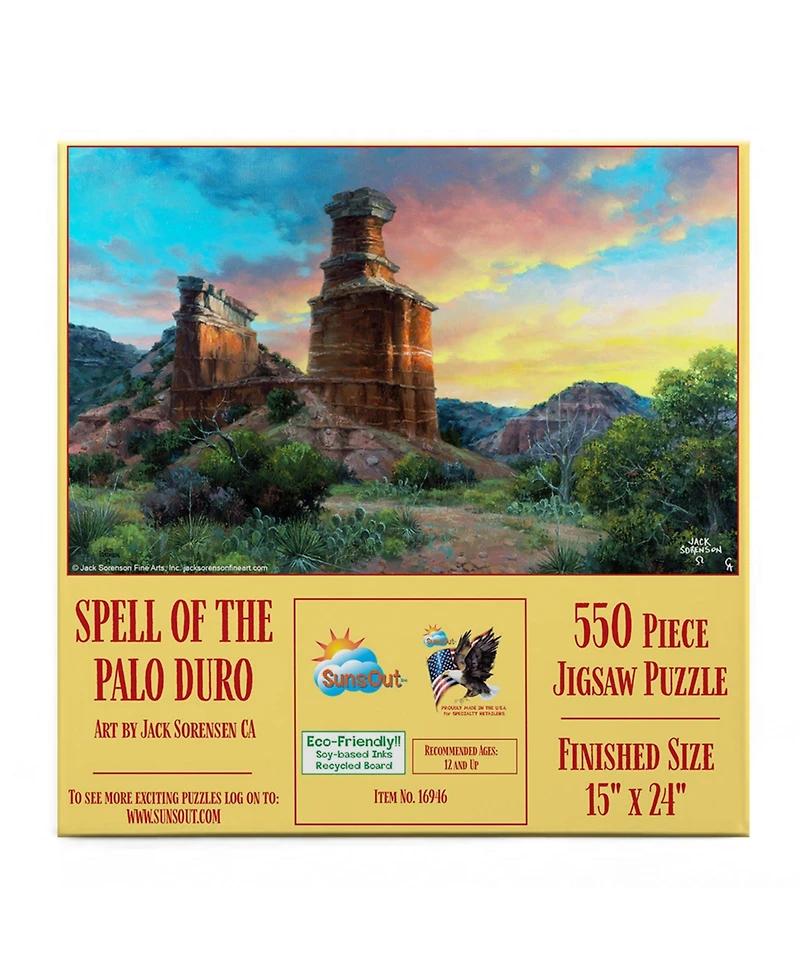 SunsOut Spell of the Palo Duro 550 piece Jigsaw Puzzle for Adults
