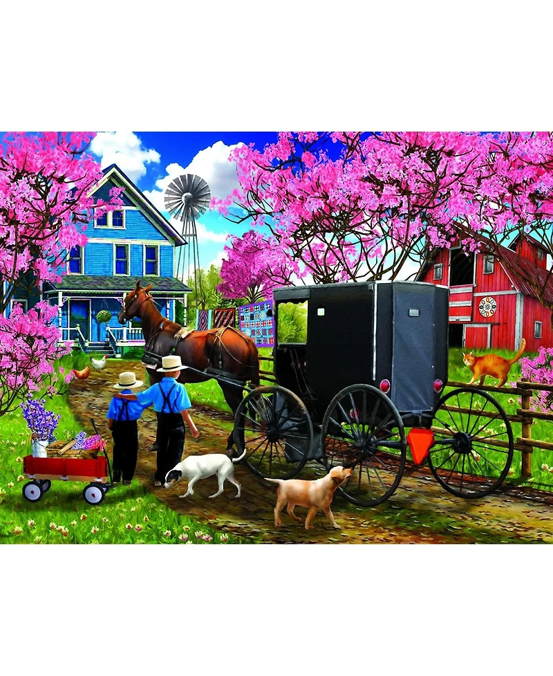 SunsOut Cherry Blossom Time 1000 piece Jigsaw Puzzle for Adults