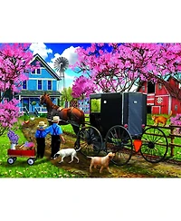 SunsOut Cherry Blossom Time 1000 piece Jigsaw Puzzle for Adults