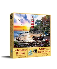 SunsOut Lighthouse Harbor 1000 piece Jigsaw Puzzle for Adults