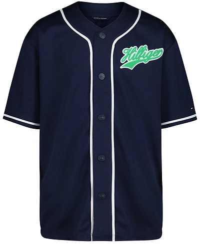 Tommy Hilfiger Boys' 8-20 Baseball V-Neck Top