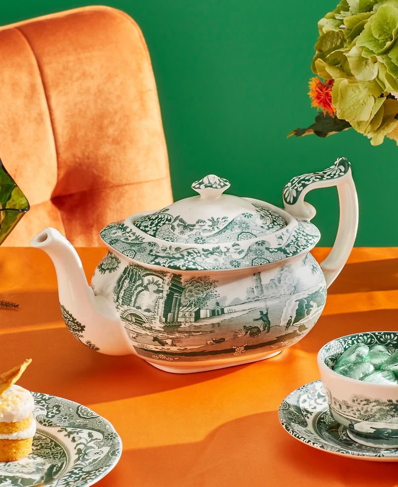 Spode Heritage Green Italian Teapot