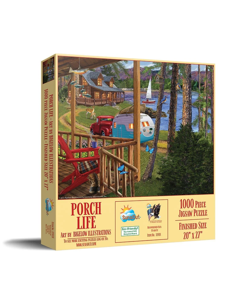 SunsOut Porch Life 1000 piece Jigsaw Puzzle for Adults
