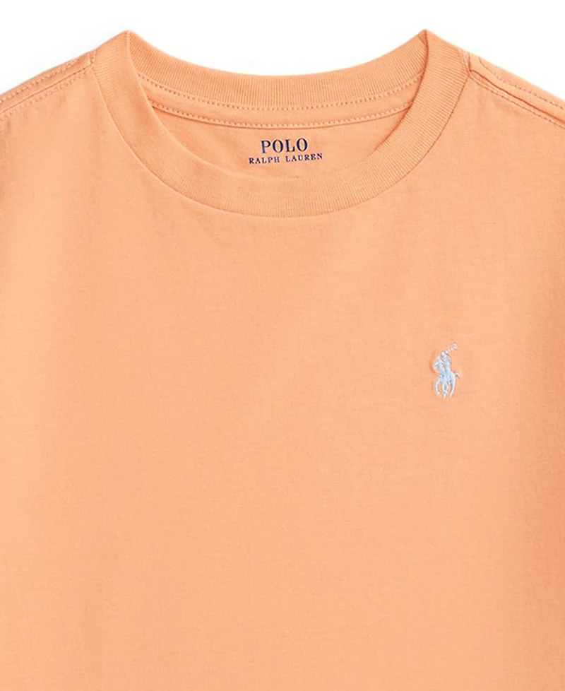 Polo Ralph Lauren Toddler and Little Boys Cotton Jersey Crewneck T-Shirt