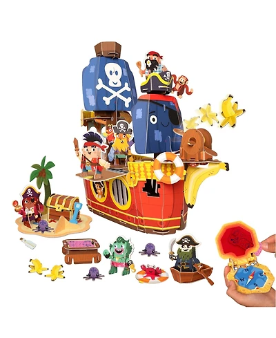 Playper Banana-Rama Buildable Pirate Ship Playset