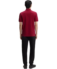 Boss by Hugo Men's Cotton-Pique Logo Artwork Polo Shirt