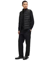 Boss by Hugo Men's Water-Repellent Tonal Logo Gilet