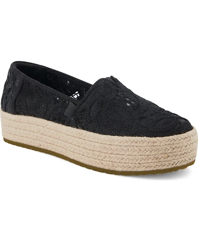 Toms Women's Valencia Platform Espadrille Slip-On Shoes