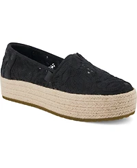 Toms Women's Valencia Platform Espadrille Slip-On Shoes