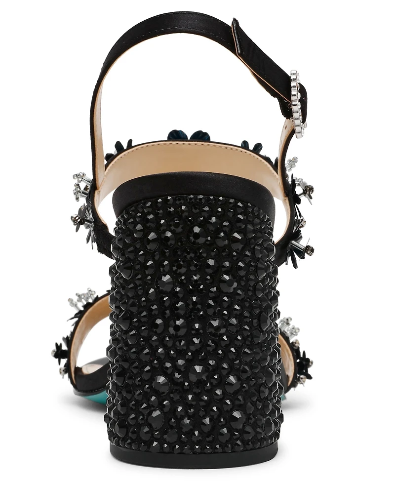 Betsey Johnson Women's Drue Block Heel Dress Sandals