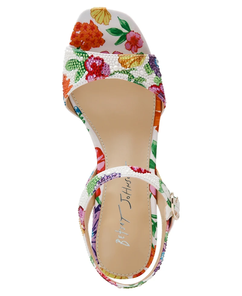Betsey Johnson Women's Tamy Ankle Strap Dress Sandals