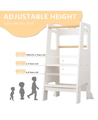 Streamdale Furniture Kids Standing Tower - Adjustable Kitchen Step Stool
