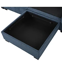 Streamdale Furniture U-Shaped Modular Corner Sofa with Ottomans