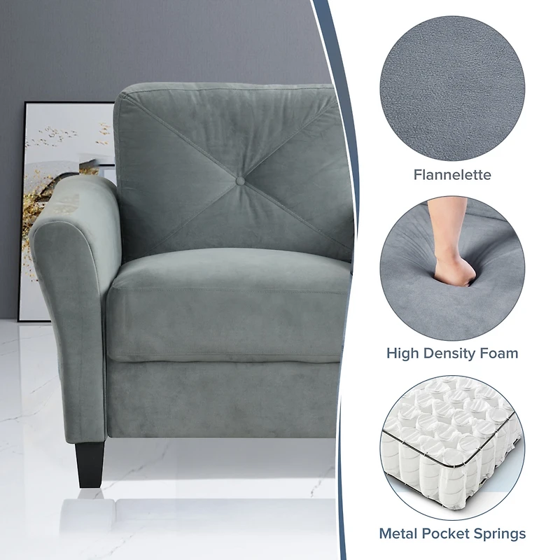 Streamdale Furniture Comfortable Sectional Couch and Sofa for Small Spaces