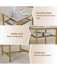 Streamdale Furniture Bar table, equipped with 2 bar stools, with backrest and partition