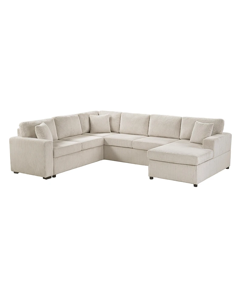 Streamdale Furniture Oversized U-Shaped Sectional Sofa with Chaise Lounge.