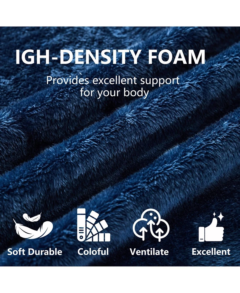 Streamdale Furniture Streamdale Queen Chenille Foldable Sofa Bed