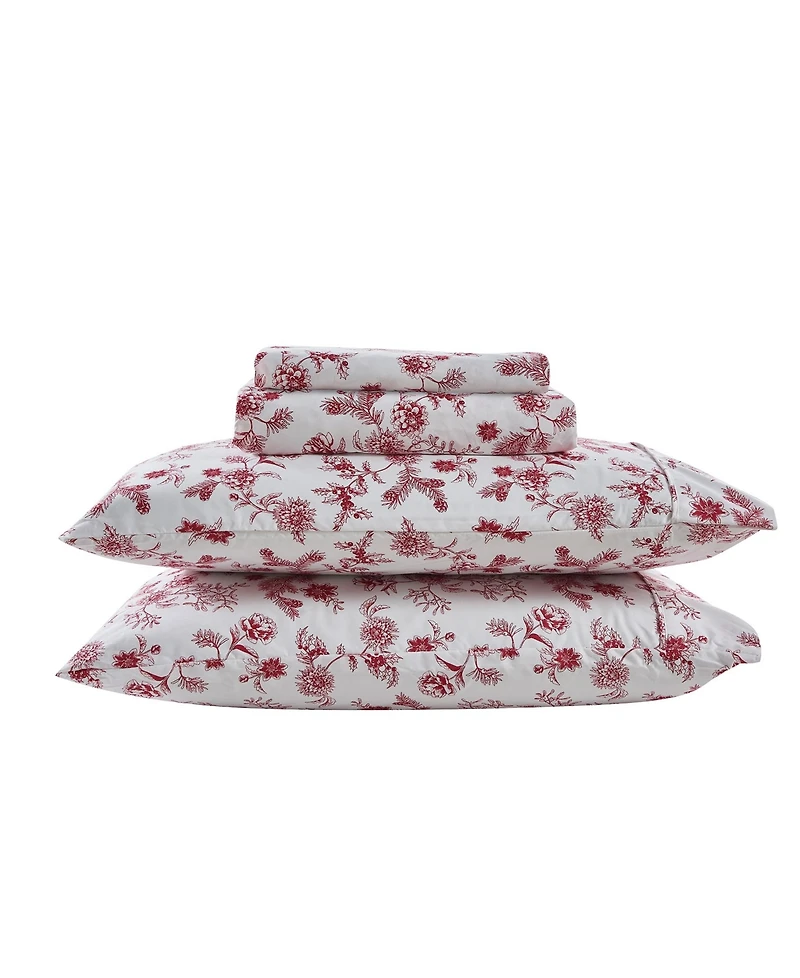 Linery & Co. Ultra-Soft Brushed Winter-Themed Microfiber Sheet Set