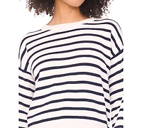 Vince Camuto Women's Striped Pull-On Sweater
