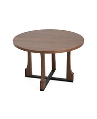 Streamdale Furniture 48" Round Farmhouse Dining Table - Seats 4