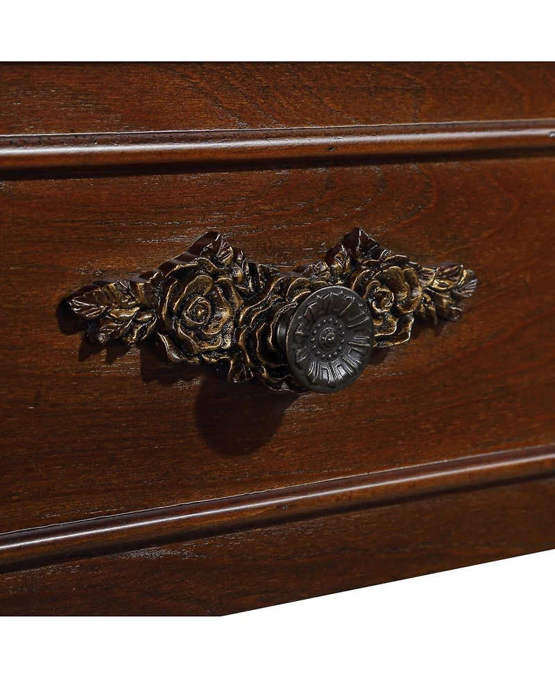 Streamdale Furniture Retro Cherry Console Table with Drawers