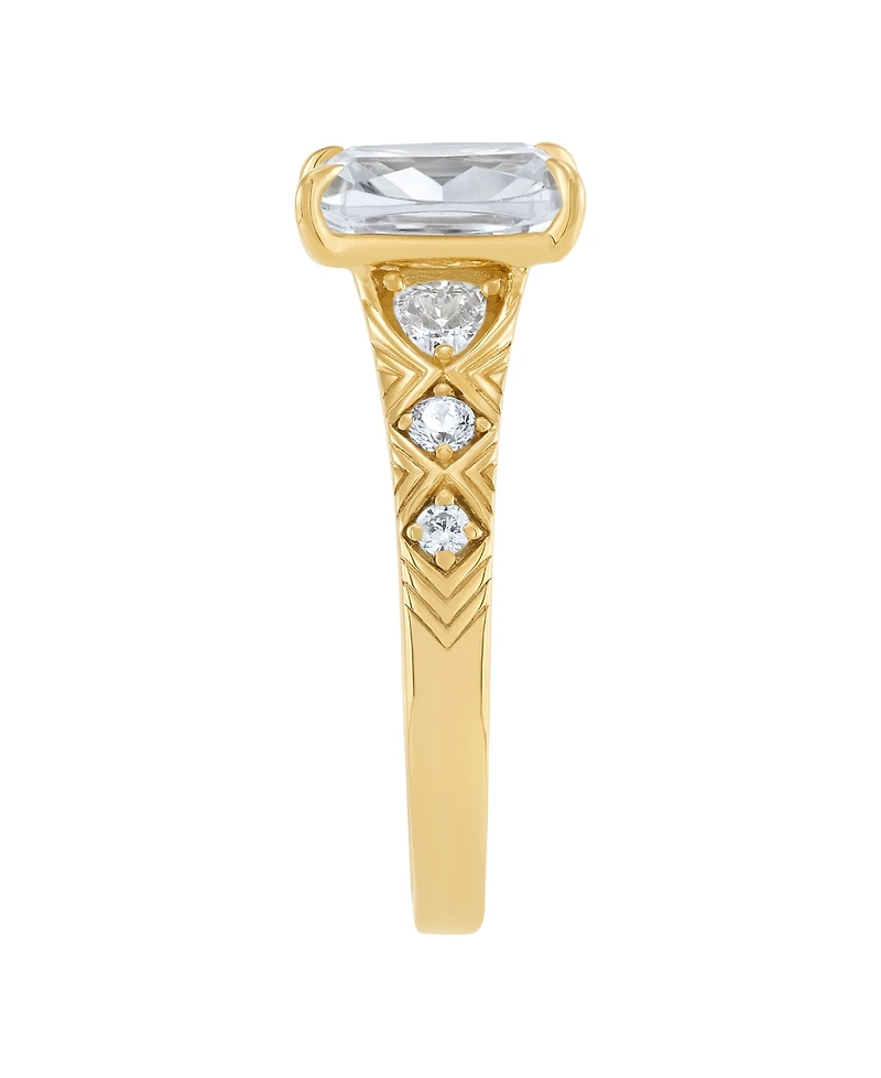 Grown With Love Lab-Grown Diamond Engagement Ring (3-1/3 ct. t.w.) in 14k Yellow Gold