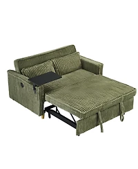 Streamdale Furniture Pull-Out Sofa w/ Tabletop & Usb
