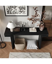 Streamdale Furniture Streamdale 60" Rustic Farmhouse Console Table