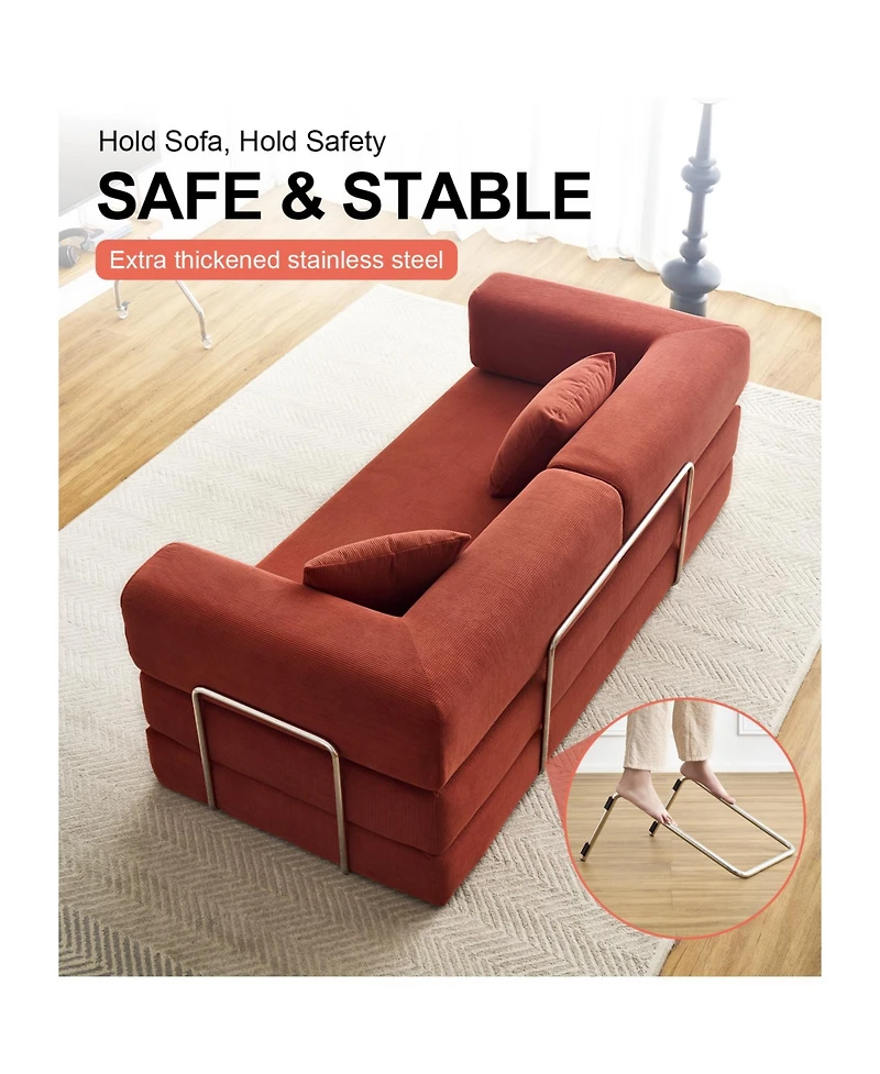 Streamdale Furniture Modular Sectional Sofa Bed