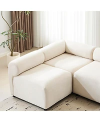 Streamdale Furniture Streamdale Evelyn 83" L-Shaped Modular Sectional Sofa