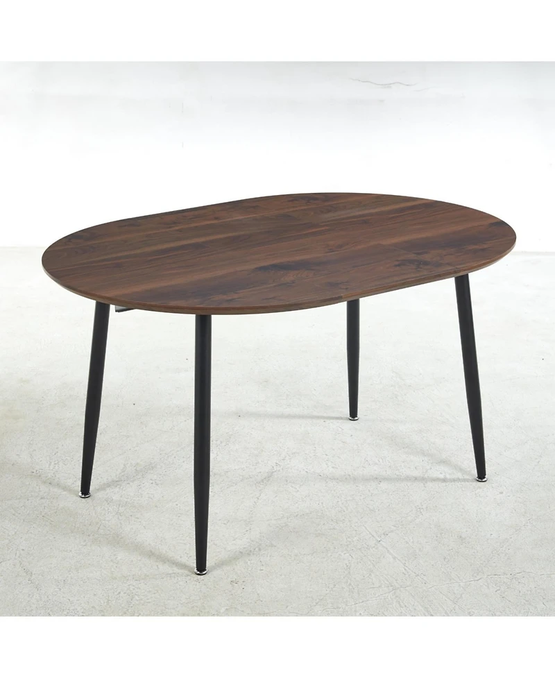 Streamdale Furniture Extensible Walnut Table - 100/140/180cm